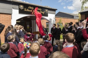 Lord Mayor unveils Sign for Holy Family 19 May 2017